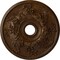 Ekena Millwork Acanthus Twist Medallion (Canopies up to 8 3/8"), 23 5/8"OD x 4 5/8"ID x 1 7/8"P, Root Beer Crackle CM23ACRBC - alternate 1